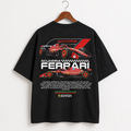 Scuderia Ferrari Formula Racing Oversized Graphic T-Shirt