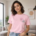 Pastel Star Graphic Pink T-Shirt