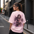 Sakura Blade Anime Oversized T-Shirt – Pink