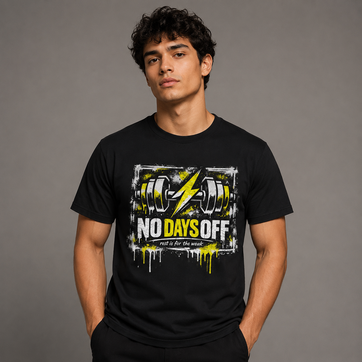 No Days Off Graphic T-Shirt