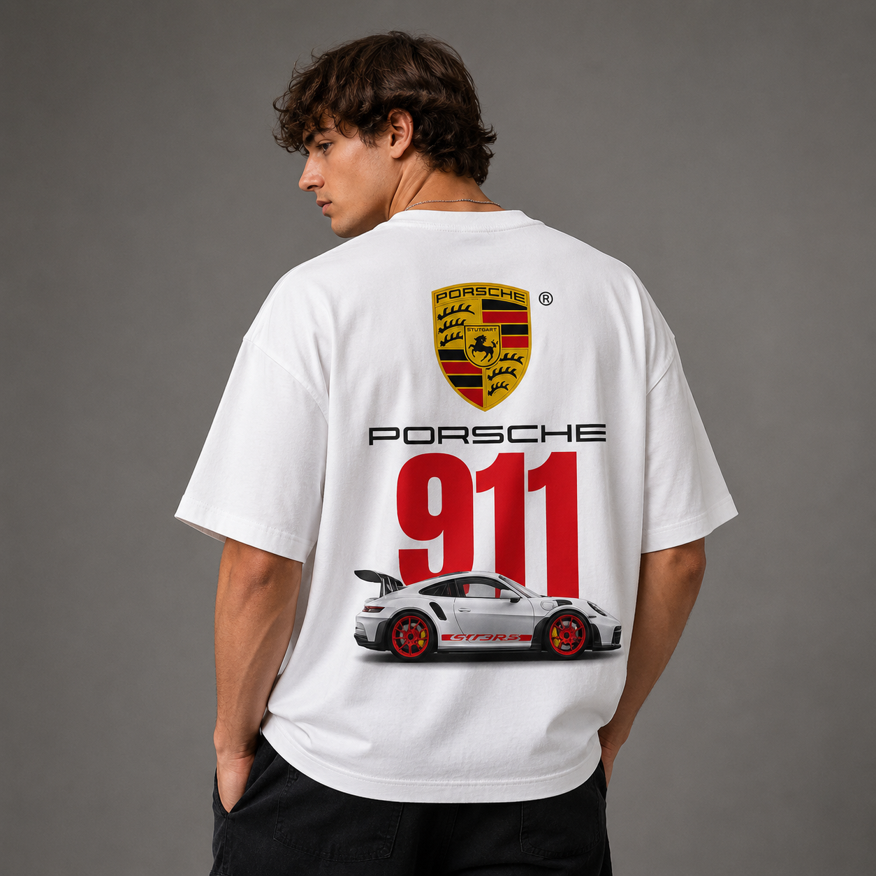 Porsche 911 GT3 RS Oversized T-Shirt – Performance Edition