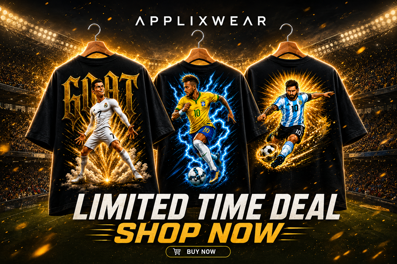 Oversized Black GOAT Football Graphic T-Shirt | Premium Streetwear Tee
