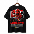 Charles Leclerc Ferrari Graphic Oversized T-Shirt