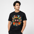 Jagannath Devotional Graphic Black T-Shirt